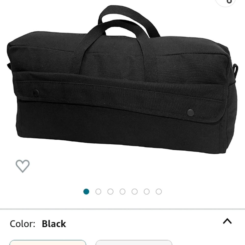 Texsport Canvas Mechanics Tool Bag with Zipper
